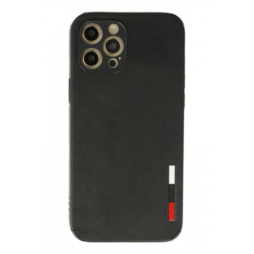 Newface iPhone 12 Pro Kılıf Loop Deri Silikon - Siyah Newface iPhone 12 Pro Kılıf Loop Deri Silikon - Siyah