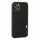 Newface iPhone 12 Pro Kılıf Loop Deri Silikon - Siyah Newface iPhone 12 Pro Kılıf Loop Deri Silikon - Siyah