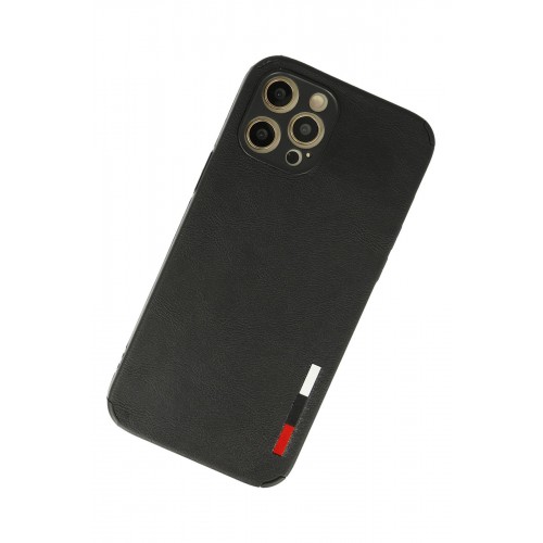 Newface iPhone 12 Pro Kılıf Loop Deri Silikon - Siyah Newface iPhone 12 Pro Kılıf Loop Deri Silikon - Siyah