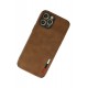 Newface iPhone 12 Pro Max Kılıf Loop Deri Silikon - Kahverengi Newface iPhone 12 Pro Max Kılıf Loop Deri Silikon - Kahverengi