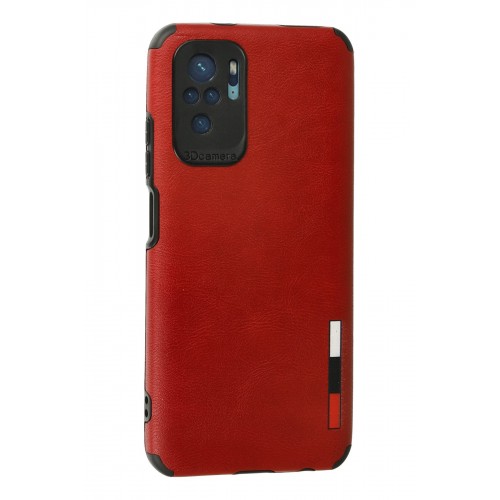 Newface Xiaomi Redmi Note 10S Kılıf Loop Deri Silikon - Kırmızı Newface Xiaomi Redmi Note 10S Kılıf Loop Deri Silikon - Kırmızı