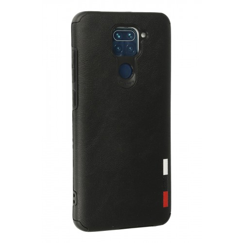 Newface Xiaomi Redmi Note 9 Kılıf Loop Deri Silikon - Siyah Newface Xiaomi Redmi Note 9 Kılıf Loop Deri Silikon - Siyah
