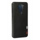 Newface Xiaomi Redmi Note 9 Kılıf Loop Deri Silikon - Siyah
