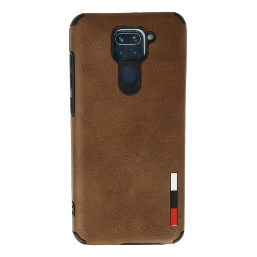 Newface Xiaomi Redmi Note 9 Kılıf Loop Deri Silikon - Kahverengi Newface Xiaomi Redmi Note 9 Kılıf Loop Deri Silikon - Kahverengi