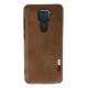 Newface Xiaomi Redmi Note 9 Kılıf Loop Deri Silikon - Kahverengi Newface Xiaomi Redmi Note 9 Kılıf Loop Deri Silikon - Kahverengi