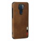 Newface Xiaomi Redmi Note 9 Kılıf Loop Deri Silikon - Kahverengi Newface Xiaomi Redmi Note 9 Kılıf Loop Deri Silikon - Kahverengi