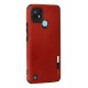 Newface Realme C21 Kılıf Loop Deri Silikon - Kırmızı Newface Realme C21 Kılıf Loop Deri Silikon - Kırmızı