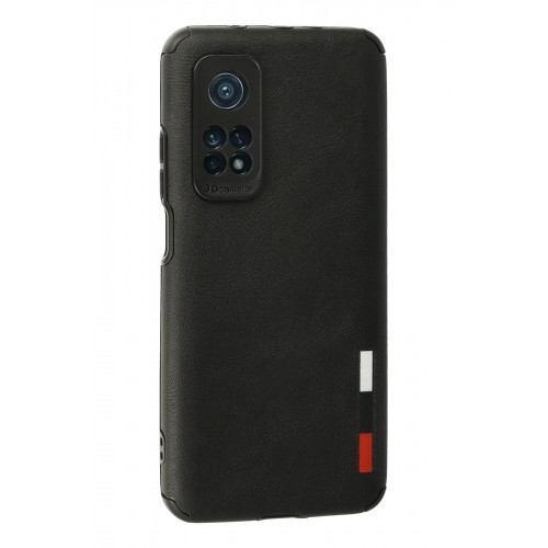 Newface Xiaomi Mi 10T Kılıf Loop Deri Silikon - Siyah Newface Xiaomi Mi 10T Kılıf Loop Deri Silikon - Siyah