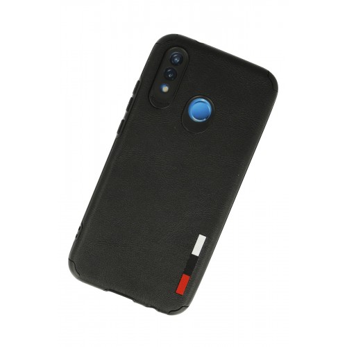 Newface Huawei P20 Lite Kılıf Loop Deri Silikon - Siyah Newface Huawei P20 Lite Kılıf Loop Deri Silikon - Siyah