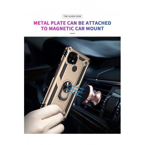 Newface Realme C21 Kılıf Sofya Yüzüklü Silikon Kapak - Gold Newface Realme C21 Kılıf Sofya Yüzüklü Silikon Kapak - Gold