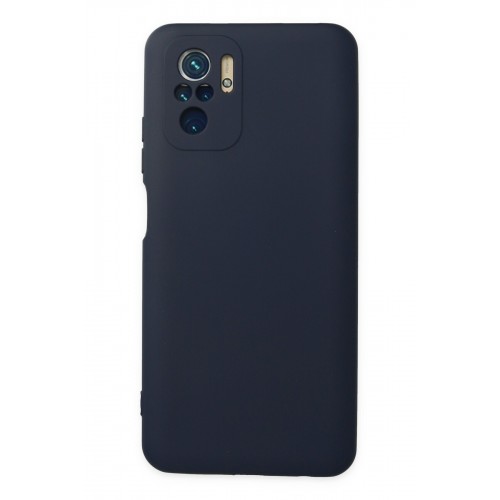Newface Xiaomi Redmi Note 10S Kılıf Nano içi Kadife Silikon - Lacivert Newface Xiaomi Redmi Note 10S Kılıf Nano içi Kadife Silikon - Lacivert
