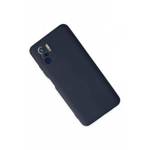 Newface Xiaomi Redmi Note 10S Kılıf Nano içi Kadife Silikon - Lacivert Newface Xiaomi Redmi Note 10S Kılıf Nano içi Kadife Silikon - Lacivert