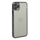Newface iPhone 11 Pro Max Kılıf Razer Lensli Silikon - Siyah