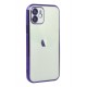 Newface iPhone 12 Kılıf Razer Lensli Silikon - Mor