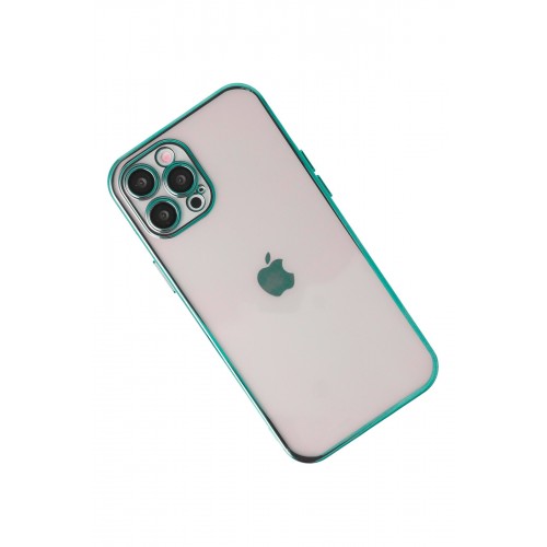 Newface iPhone 12 Pro Kılıf Razer Lensli Silikon - Yeşil Newface iPhone 12 Pro Kılıf Razer Lensli Silikon - Yeşil