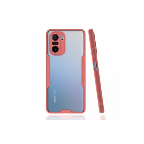 Newface Xiaomi Poco F3 Kılıf Platin Silikon - Pembe