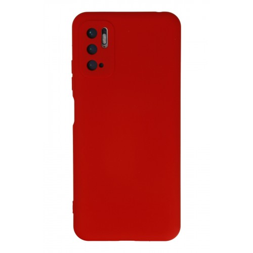 Newface Xiaomi Redmi Note 10 5G Kılıf Nano içi Kadife Silikon - Kırmızı Newface Xiaomi Redmi Note 10 5G Kılıf Nano içi Kadife Silikon - Kırmızı