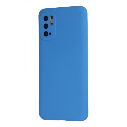 Newface Xiaomi Redmi Note 10 5G Kılıf Nano içi Kadife Silikon - Mavi Newface Xiaomi Redmi Note 10 5G Kılıf Nano içi Kadife Silikon - Mavi