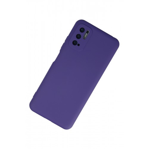 Newface Xiaomi Redmi Note 10 5G Kılıf Nano içi Kadife Silikon - Mor Newface Xiaomi Redmi Note 10 5G Kılıf Nano içi Kadife Silikon - Mor