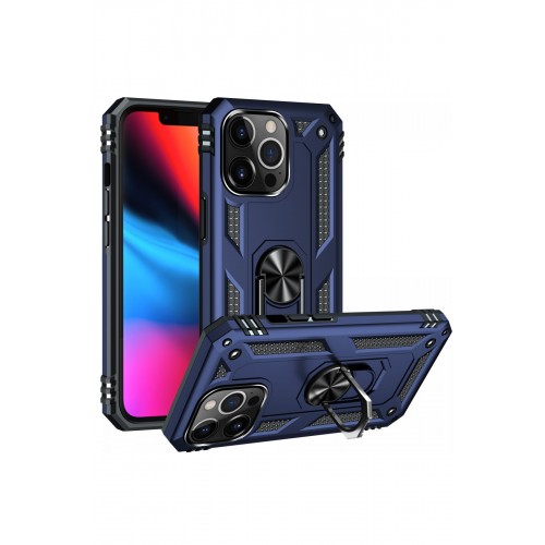 Newface iPhone 13 Pro Max Kılıf Sofya Yüzüklü Silikon Kapak - Lacivert Newface iPhone 13 Pro Max Kılıf Sofya Yüzüklü Silikon Kapak - Lacivert