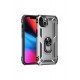 Newface iPhone 13 Kılıf Sofya Yüzüklü Silikon Kapak - Gümüş Newface iPhone 13 Kılıf Sofya Yüzüklü Silikon Kapak - Gümüş