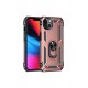 Newface iPhone 13 Kılıf Sofya Yüzüklü Silikon Kapak - Rose