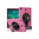 Newface iPad 5 Air 9.7 Kılıf Strap-C Otterbox Tablet Kapak - Pembe Newface iPad 5 Air 9.7 Kılıf Strap-C Otterbox Tablet Kapak - Pembe