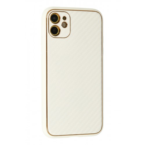 Newface iPhone 11 Kılıf Coco Karbon Silikon - Beyaz Newface iPhone 11 Kılıf Coco Karbon Silikon - Beyaz
