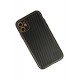 Newface iPhone 12 Kılıf Coco Karbon Silikon - Siyah Newface iPhone 12 Kılıf Coco Karbon Silikon - Siyah