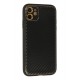 Newface iPhone 12 Kılıf Coco Karbon Silikon - Siyah Newface iPhone 12 Kılıf Coco Karbon Silikon - Siyah