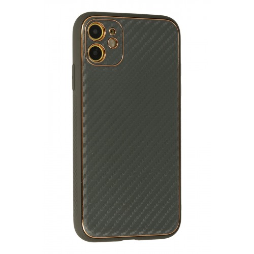 Newface iPhone 12 Kılıf Coco Karbon Silikon - Füme Newface iPhone 12 Kılıf Coco Karbon Silikon - Füme