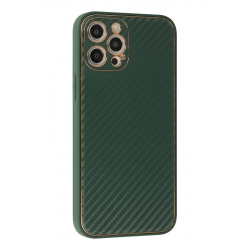 Newface iPhone 12 Pro Kılıf Coco Karbon Silikon - Yeşil Newface iPhone 12 Pro Kılıf Coco Karbon Silikon - Yeşil