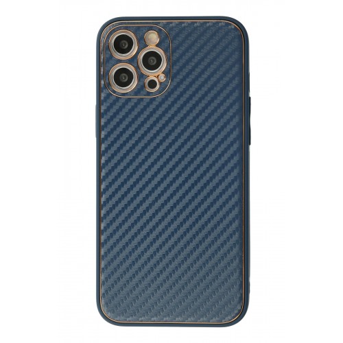 Newface iPhone 12 Pro Kılıf Coco Karbon Silikon - Mavi Newface iPhone 12 Pro Kılıf Coco Karbon Silikon - Mavi