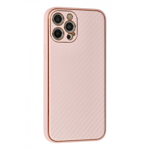 Newface iPhone 12 Pro Max Kılıf Coco Karbon Silikon - Pembe Newface iPhone 12 Pro Max Kılıf Coco Karbon Silikon - Pembe