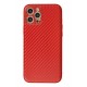 Newface iPhone 12 Pro Max Kılıf Coco Karbon Silikon - Kırmızı Newface iPhone 12 Pro Max Kılıf Coco Karbon Silikon - Kırmızı