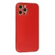 Newface iPhone 12 Pro Max Kılıf Coco Karbon Silikon - Kırmızı Newface iPhone 12 Pro Max Kılıf Coco Karbon Silikon - Kırmızı