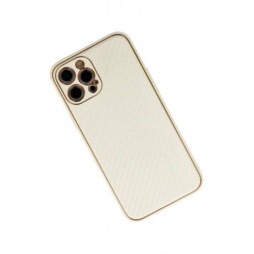 Newface iPhone 12 Pro Max Kılıf Coco Karbon Silikon - Beyaz Newface iPhone 12 Pro Max Kılıf Coco Karbon Silikon - Beyaz