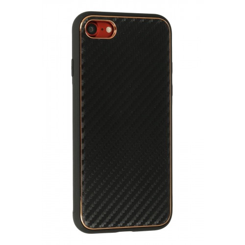 Newface iPhone 7 Kılıf Coco Karbon Silikon - Siyah Newface iPhone 7 Kılıf Coco Karbon Silikon - Siyah