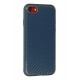 Newface iPhone 7 Kılıf Coco Karbon Silikon - Mavi Newface iPhone 7 Kılıf Coco Karbon Silikon - Mavi