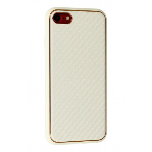 Newface iPhone 8 Kılıf Coco Karbon Silikon - Beyaz Newface iPhone 8 Kılıf Coco Karbon Silikon - Beyaz