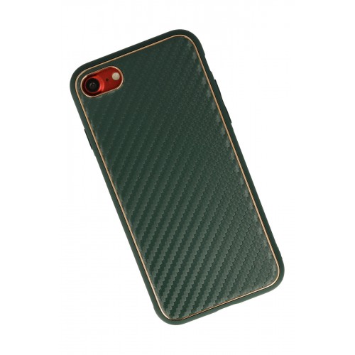 Newface iPhone 8 Kılıf Coco Karbon Silikon - Yeşil Newface iPhone 8 Kılıf Coco Karbon Silikon - Yeşil