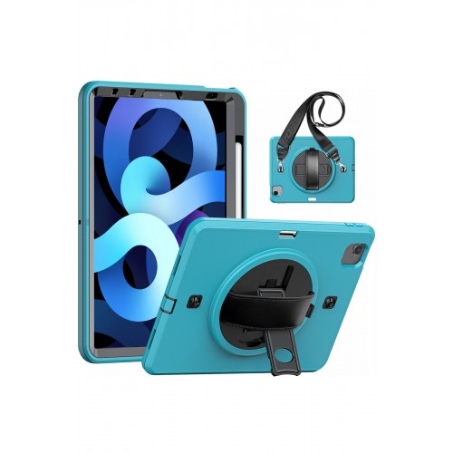 Newface iPad Pro 11 (2020) Kılıf Strap-C Otterbox Tablet Kapak - Mavi
