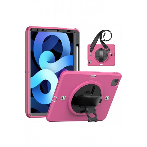 Newface iPad Pro 11 (2018) Kılıf Strap-C Otterbox Tablet Kapak - Pembe