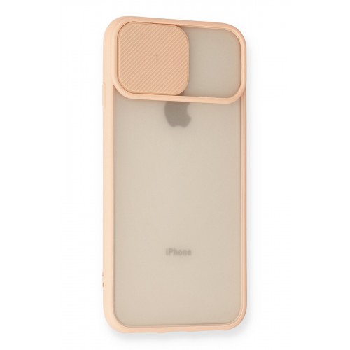 Newface iPhone SE 2020 Kılıf Palm Buzlu Kamera Sürgülü Silikon - Pembe Newface iPhone SE 2020 Kılıf Palm Buzlu Kamera Sürgülü Silikon - Pembe