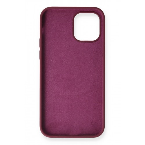 Newface iPhone 12 Mini Kılıf Magneticsafe Lansman Silikon Kapak - Mürdüm Newface iPhone 12 Mini Kılıf Magneticsafe Lansman Silikon Kapak - Mürdüm