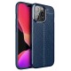 Newface iPhone 13 Pro Max Kılıf Focus Derili Silikon - Lacivert Newface iPhone 13 Pro Max Kılıf Focus Derili Silikon - Lacivert