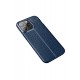 Newface iPhone 13 Pro Max Kılıf Focus Derili Silikon - Lacivert Newface iPhone 13 Pro Max Kılıf Focus Derili Silikon - Lacivert