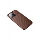 Newface iPhone 13 Pro Kılıf Focus Karbon Silikon - Kahverengi Newface iPhone 13 Pro Kılıf Focus Karbon Silikon - Kahverengi