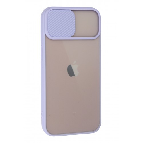 Newface iPhone 13 Kılıf Palm Buzlu Kamera Sürgülü Silikon - Lila Newface iPhone 13 Kılıf Palm Buzlu Kamera Sürgülü Silikon - Lila