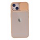 Newface iPhone 13 Kılıf Palm Buzlu Kamera Sürgülü Silikon - Pembe Newface iPhone 13 Kılıf Palm Buzlu Kamera Sürgülü Silikon - Pembe